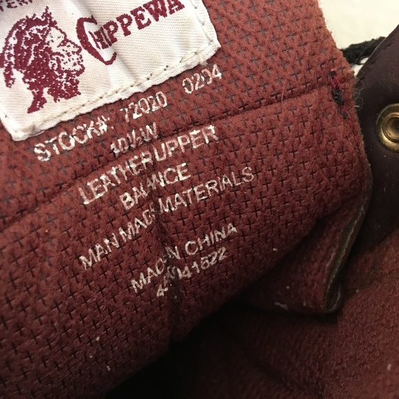 chippewa oxblood lace up hunting boots 10.5 w - Picture 5 of 7